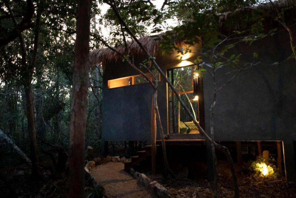 Ojo De Arbol, Boutique Cabin In The Real Jungle Tulum Exterior photo